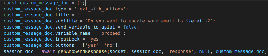 Alt custom buttons code snippet
