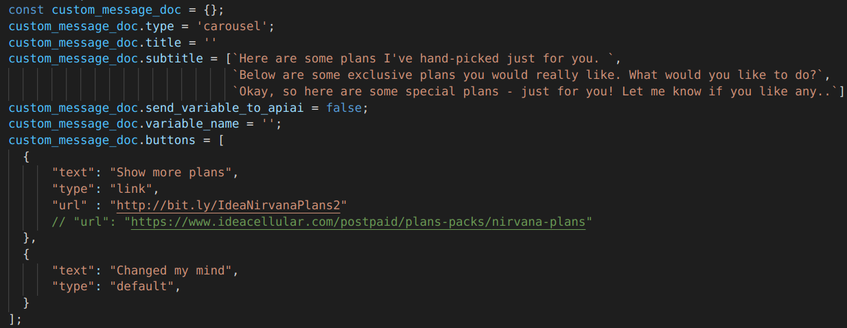 Alt custom message image